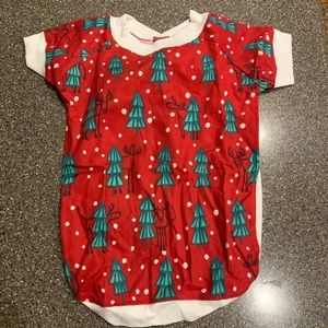 NWOT Reindeer & Trees Holiday Pajamas FOR YOUR DOG